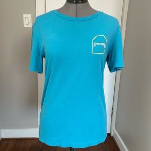 Khruangbin Turquoise Cotton Graphic T-Shirt